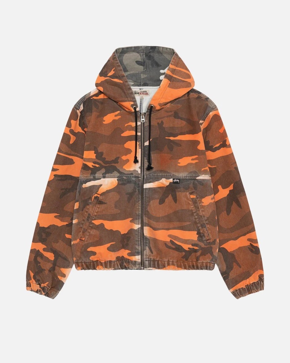 STUSSY SPRAY DYE HOODED WORK JACKET€220,00 size XL | eBay STUSSY SPRAY DYE HOODED WORK JACKET€220,00 size XL | eBay