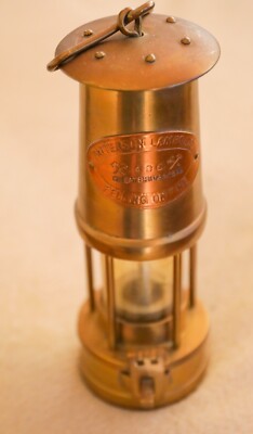 Patterson Lamps LTD 1899 Greatbritain felling on tine messing Petroleumlampe