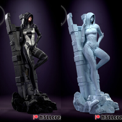 Mass Effect Kasumi 3D Printing Unpainted Figure Model GK Blank Kit New Stock