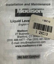 Madison  1 2XC13 100 PSI Liquid Level Switch 