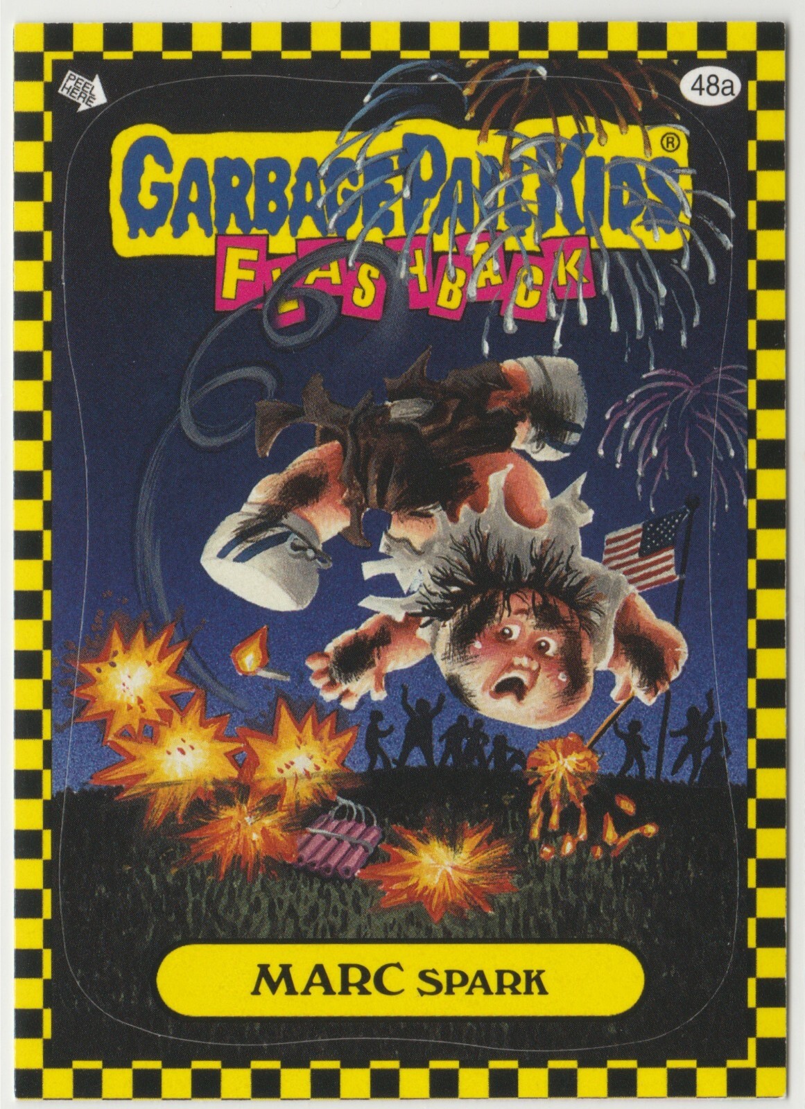 Marc Spark #48a Garbage Pail Kids GPK 2010 Flashback Series 1 FB1