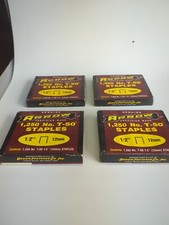 Lot Of 4 Packs Arrow Fastener 5000 Galvanized Steel T50 Staples 3/8 x 1/2 L in.