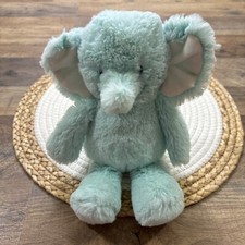 Carter's Baby Blue Elephant Plush Stuffed Animal 10  