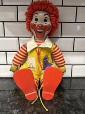 Vintage 1978 Ronald McDonald Doll Grimace in Pocket Hasbro 20  MISSING WHISTLE