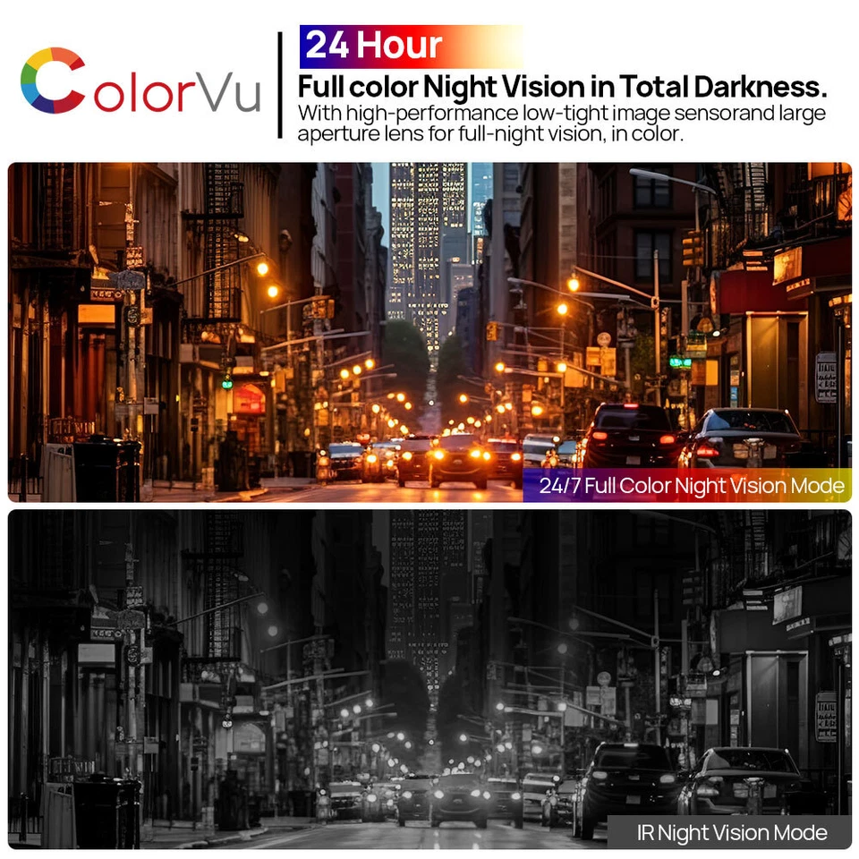 Hikvision 8CH NVR DS-7608NXI-K2/8P 8POE Colorvu Turret 5MP IP Camera Systems Lot - Image 4 of 4