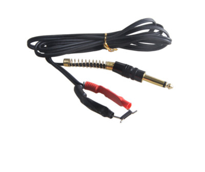 1.8M Tattoo Machine Clip Cord  Audio Interface Copper Wire Hook Line Tattoo