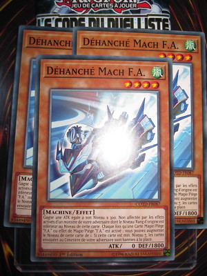 YU-GI-OH! COM DEHANCHE MACH F.A. X3 (PLAYSET) COTD-FR087 NEW EDITION 1