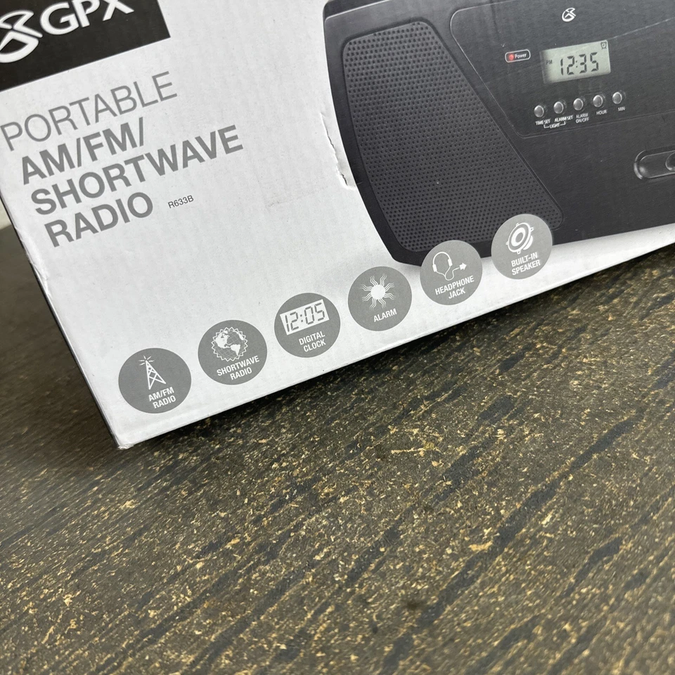 GPX AM/FM Shortwave Radio R633B GPX R633B 047323006333 - Image 3 of 4