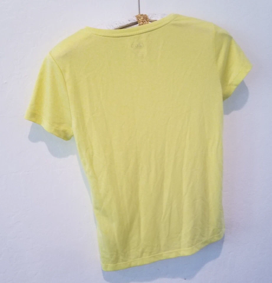 Camiseta deportiva Izod Performx Fitness para mujer ropa deportiva camiseta genial-FX amarilla Foto 2 de 4