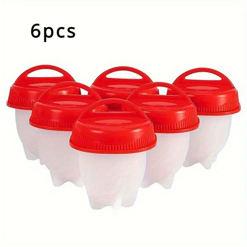 6pcs Silicone Egg Poachers - Non-Stick, High-Temperature Resistant Cooking Cups - Picture 11 of 11