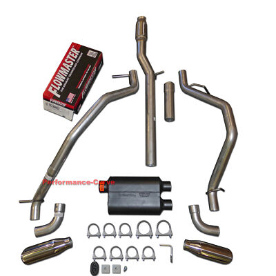 Dual Exhaust Kit Flowmaster Super 40 Fits 14-19 Chevrolet Silverado GMC Sierra