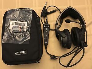 Bose 0 Aviation Headset With Dual Cable Bluetooth Plus Case Ebay