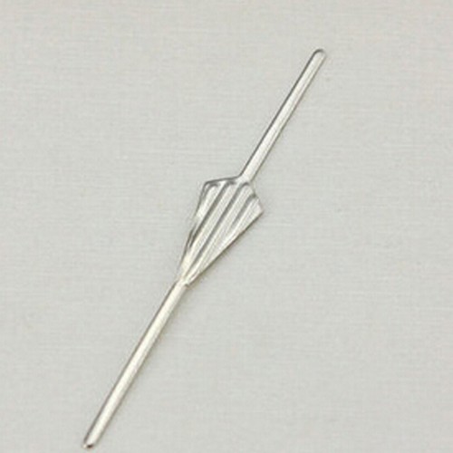 200 Silver Arrow Connector Pins 35mm For Chandelier, Lamp, Crystal Prism & Bead Making
