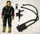 1988 Crazylegs (Night Force) - 100% complete (vintage Hasbro GI Joe figure)