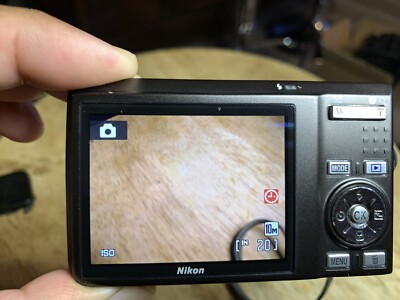 Nikon COOLPIX S550 10.0MP 5x Digital Camera Black Tested Working