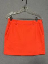 Polo Golf Ralph Lauren Size 4 Orange Skort Skirt With Pockets Stretch AD40