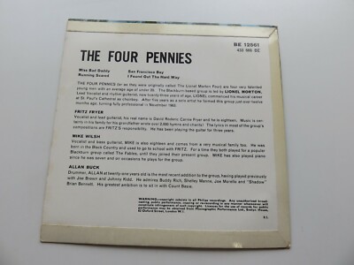 THE FOUR PENNIES  ORIGINAL  1964   EP   MISS BAD DADDY   PHILPS  BE12561   MINT