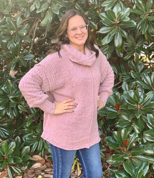 Dusty rose cheap sweater