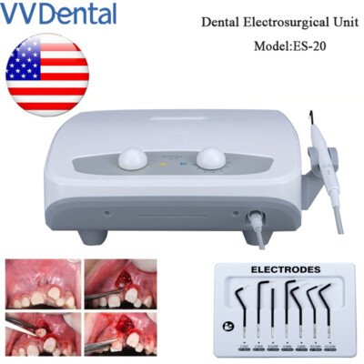 Dental Electro Electrosurgery Unit Machine High Frequency Electric 7pcs Knifes