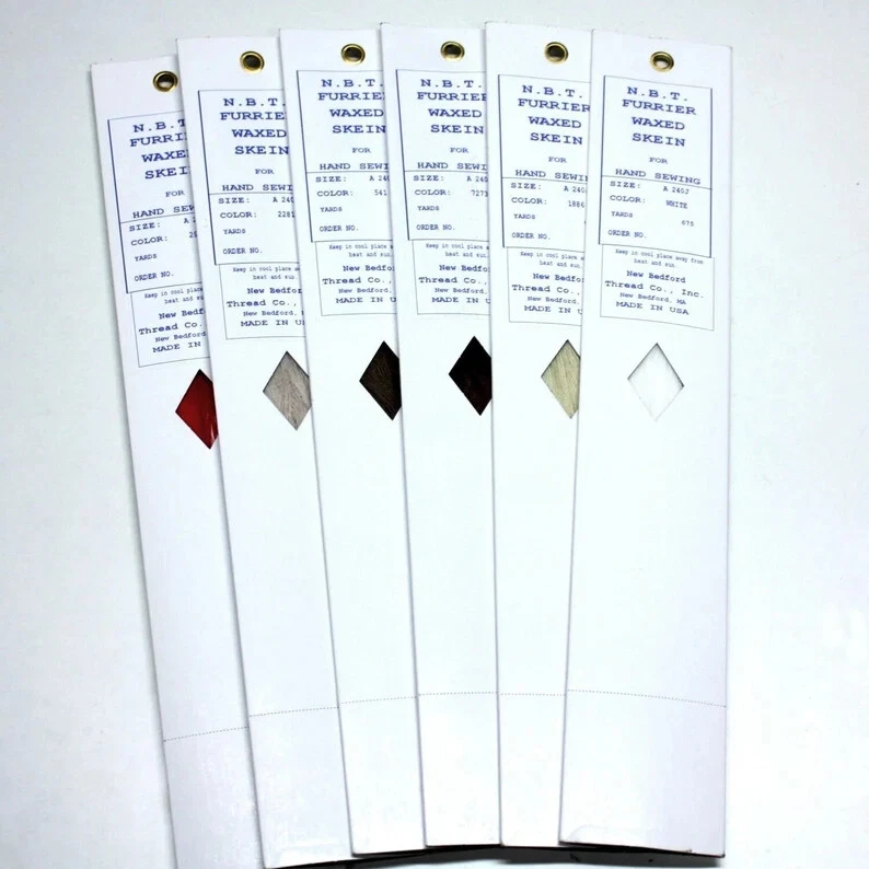N.B.T FURRIER 打蜡皮套手工缝纫 675 码 美国制造 - 选择颜色 — 第 2/4 张图片
