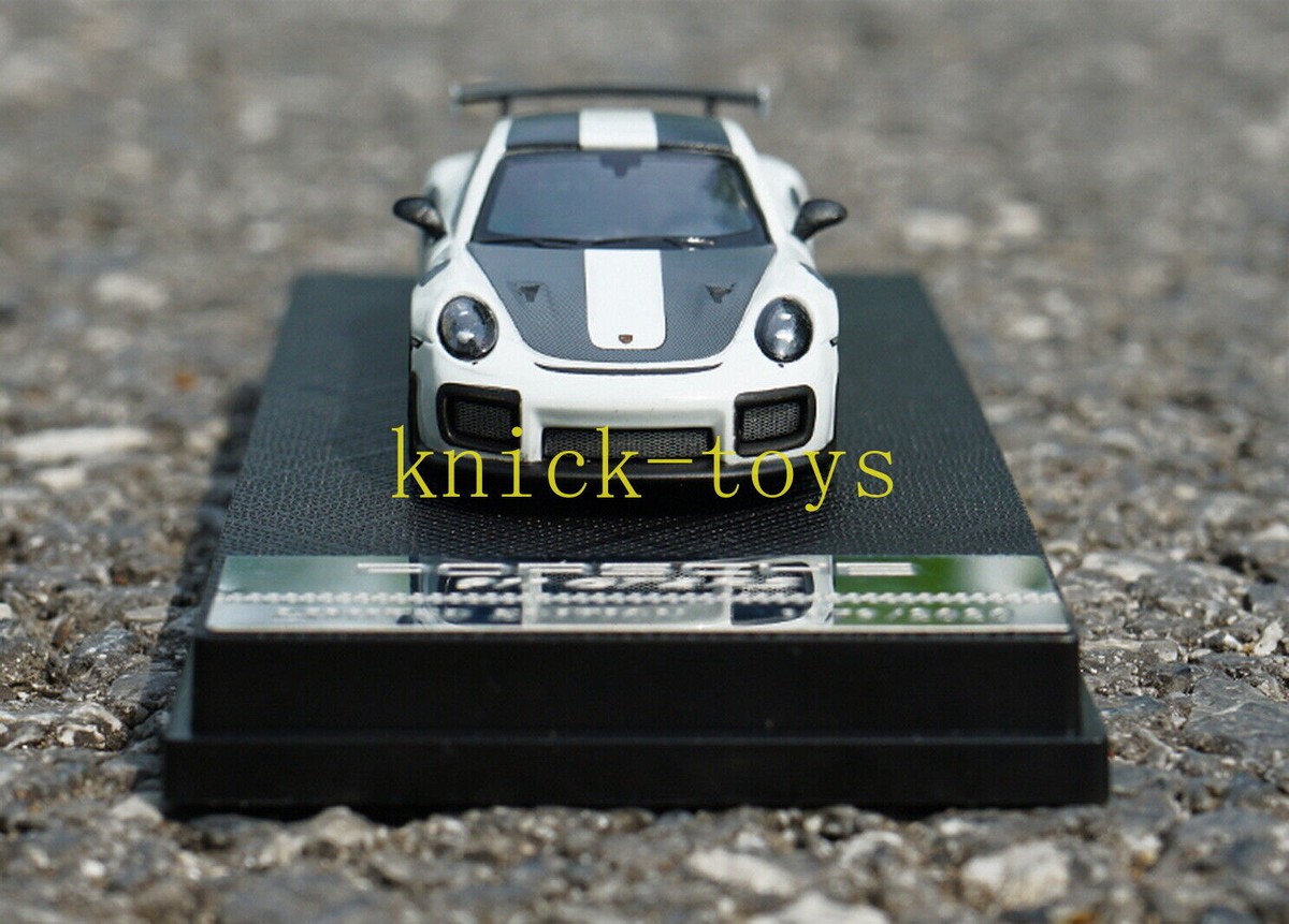 1/64 Scale Porsche 911 GT2 RS White Diecast Car Model Collection