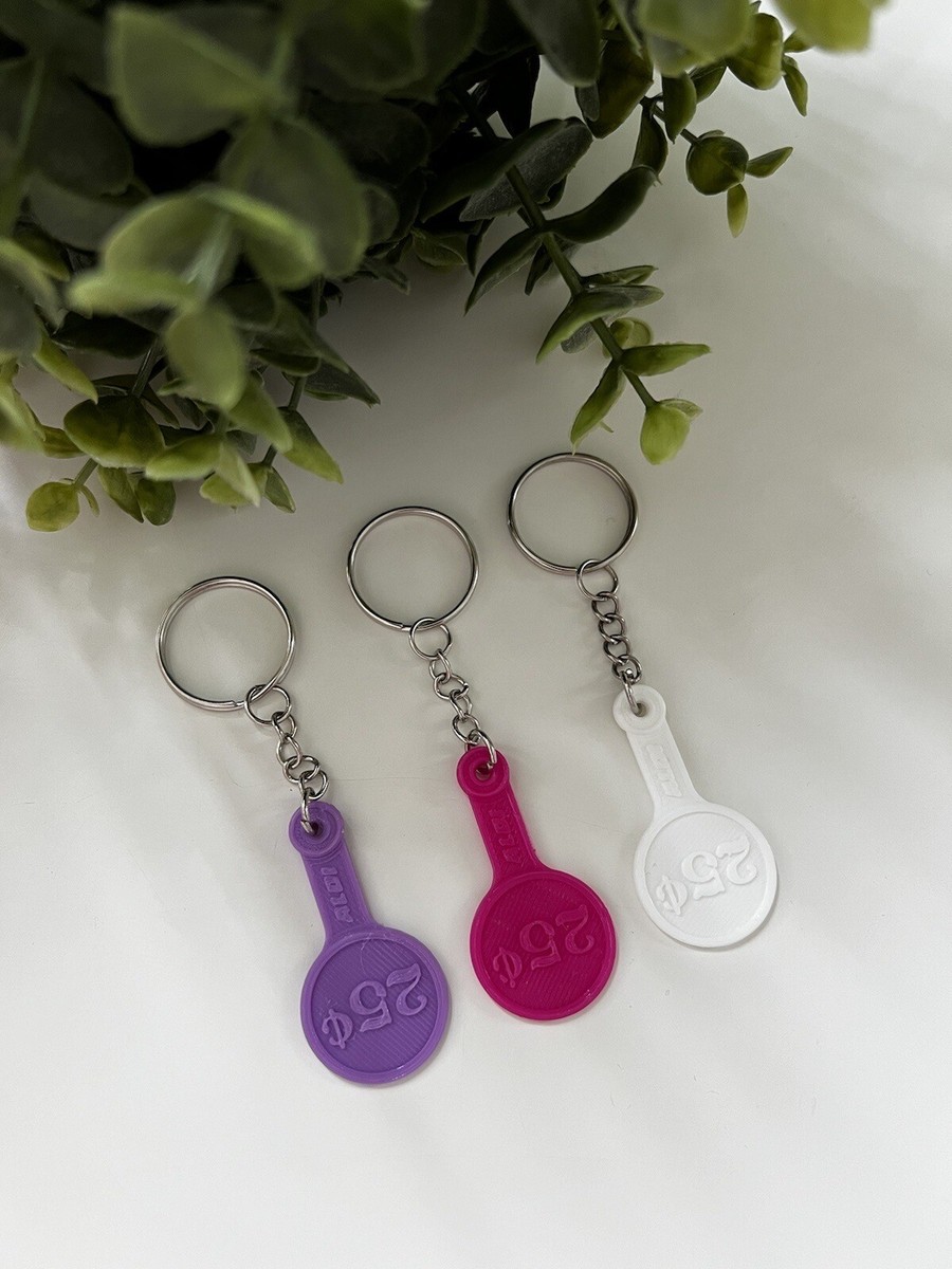 3D Printed Aldi Quarter Keychain | Shopping Cart Coin Holder | Snap-in Quarter Aldi Token - Foto 4