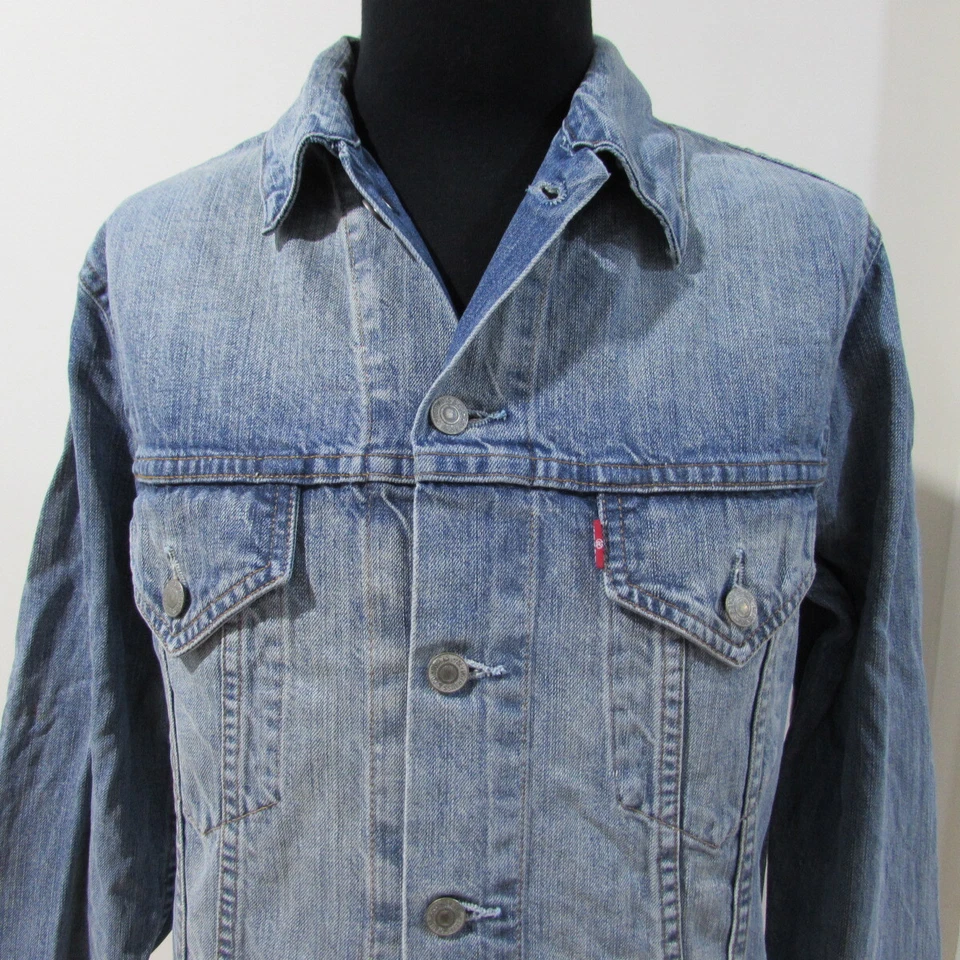 Levis Womens Jacket Blue Chest 34/36 UK L Sku Y00867 - Image 2 of 4