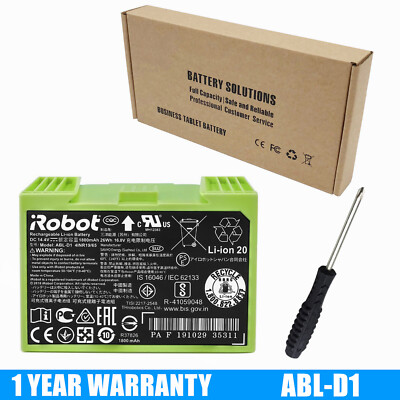 Bateria De Reposição JUNWOOD ABL-D1 5000mAh 14,4V Para IRobot Roomba I7 J7 I3 E Series