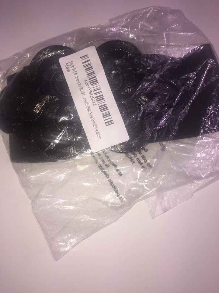 Style & Co. Cinturón intrincado con hebilla para mujer talla pequeña/mediana venta al por menor $36,00 Foto 3 de 4