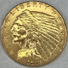 1911 Indian Head Quarter Eagle $2.50 FV - 90% Gold - Dad’s Coin Collection