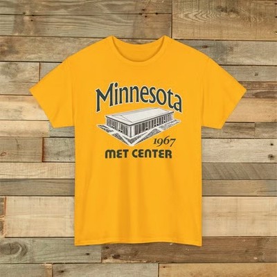 The Met Center 1967 Vintage Hockey Arena T-Shirt - Minnesota North Stars