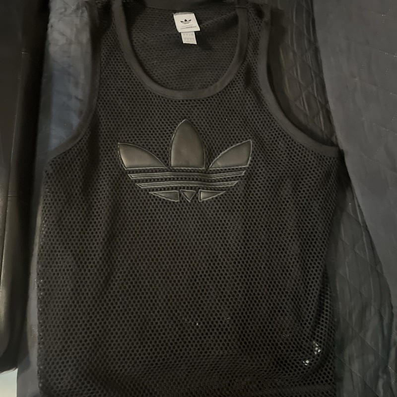 ADIDAS ORIGINALS X JEREMY SCOTT MESH TANK TOP VEST BLACK MENS XL BNWT