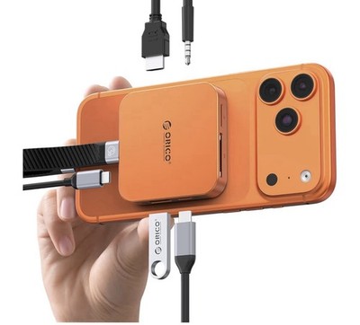 ORIC.O 10Gbps Magnetic M2 Docking Station8-in-1 USB C HUB iPhone 17~15 Pro/Pro M