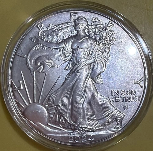 2024 Silver Eagle $1 Coin 1oz .999 Fine BU Walking Liberty