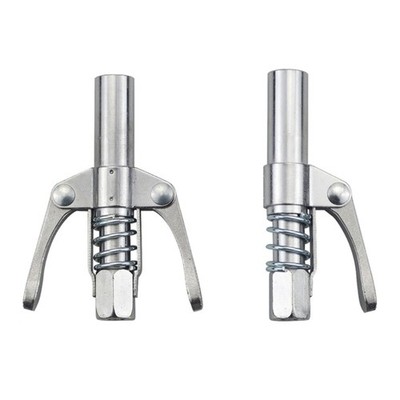 Grease Guns Coupler Nozzle Single Double Handle High Pressure Quick Release Lock