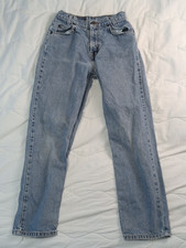 Levi s White Tag Jeans Vtg 90s Youth 12 Regular Light Wash 31350-0214 Cotton