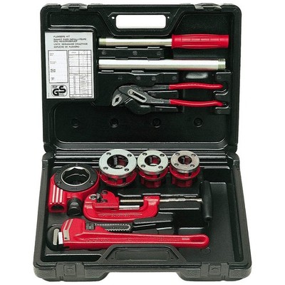 ROTHENBERGER 70614 Ratchet Pipe Threader Kit,1/2 to 1'' 4ETA6