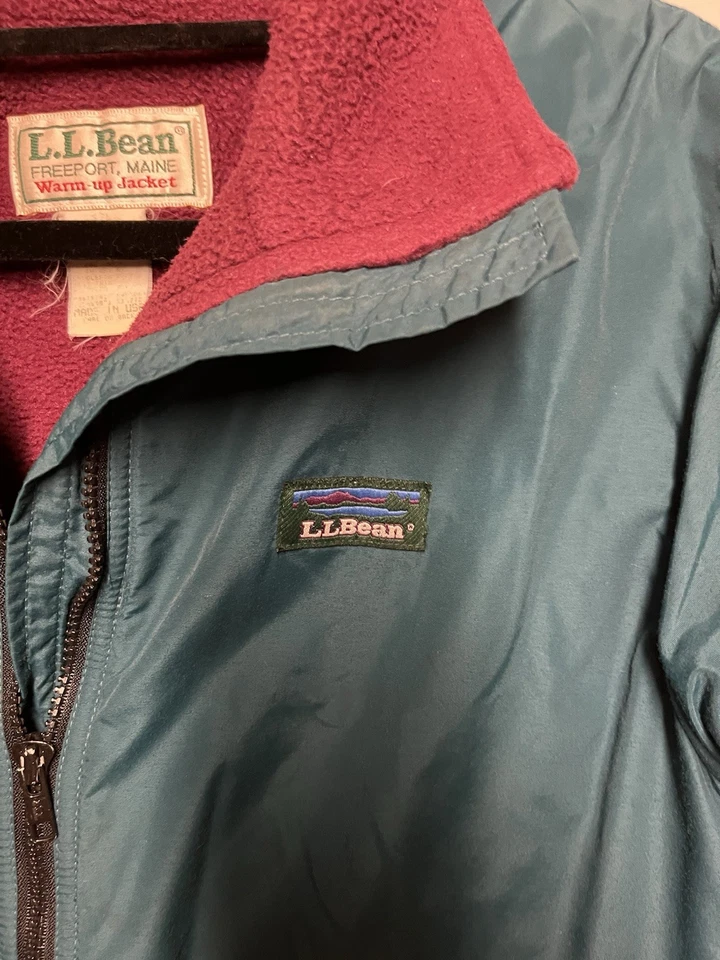 L.L. Bean Vintage Warm-Up Jacket- Fleece- Lined Size X-Small Unisex-1990’s - Image 4 of 4