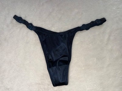 Victoria's Secret  String Tanga glänzend - mit Straßsteinen - S - NEU -