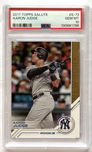 2017 Topps Salute - Aaron Judge #S-73 (RC) PSA 10 ROOKIE!
