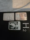 Flawless!! (3) Greathouse 1 oz Silver Bar Set!!! Dont Get Better Condition!!