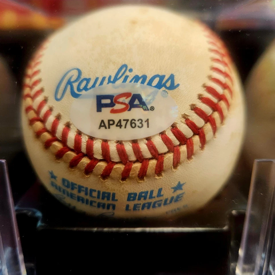 Don Larson - Signed Baseball Autographed OML Baseball PSA/DNA - Image 2 of 2