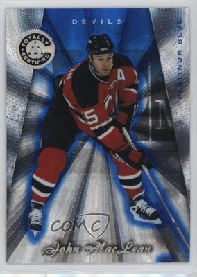 1997-98 Pinnacle Totally Certified Platinum Blue 744/3099 John MacLean #91 e0k