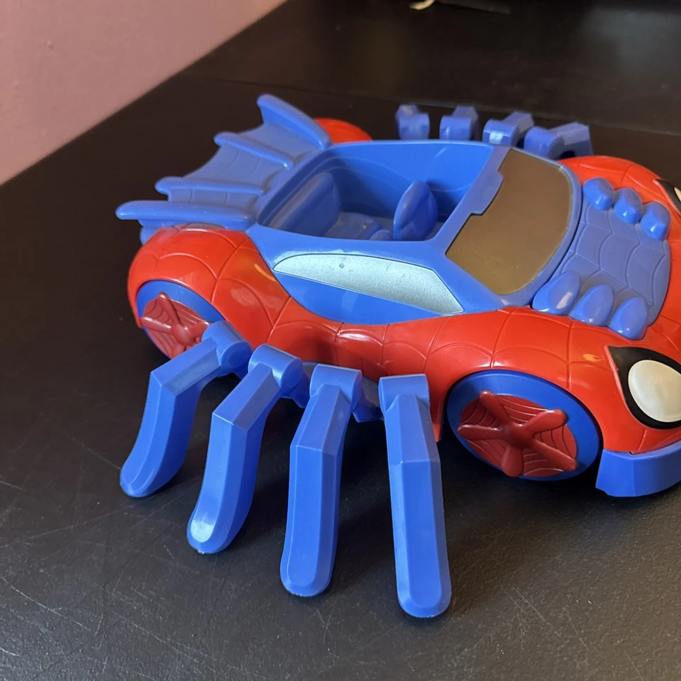 2021 Hasbro Spider Man Web Crawler Car Vehicle With Spring Loaded Bumper - Image 3 of 4