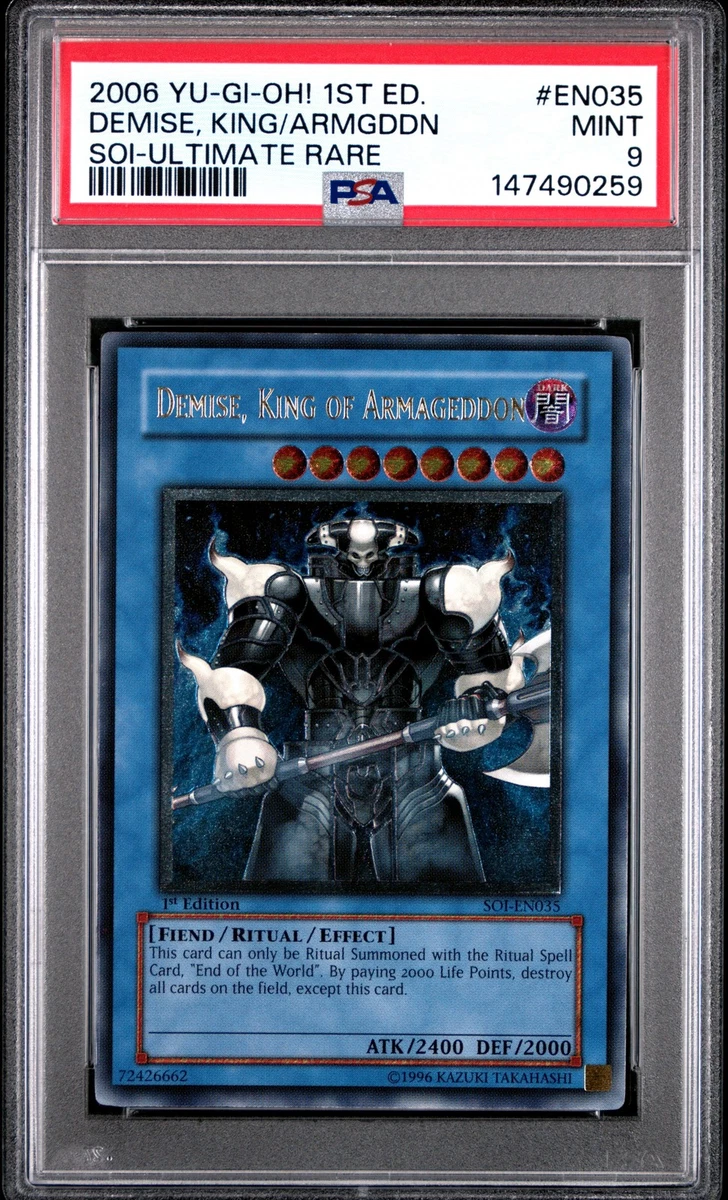Demise, King of Armageddon Yu-Gi-Oh! TCG Individual Trading Card