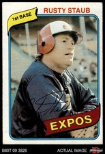 1980 Topps #660 Rusty Staub Expos 4 - VG/EX