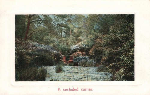 Early 1900's ANTIQUE Popular Series #474 A Secluded Corner POSTCARD - USED