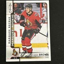 LOGAN BROWN ROOKIE 2017-18 O-Pee-Chee OPC #625 Free Combined Shipping