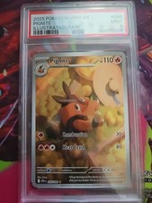 Pignite 097/086 White Flare Illustration Rare IR Full Art English Holo - PSA 9🔥