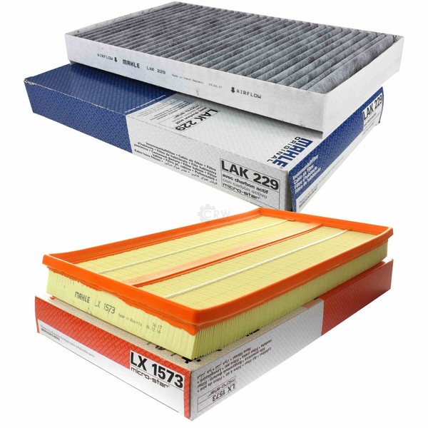 Mahle / Knecht Set Filterpaket Innenraumfilter LAK 229 Luftfilter LX 1573-image